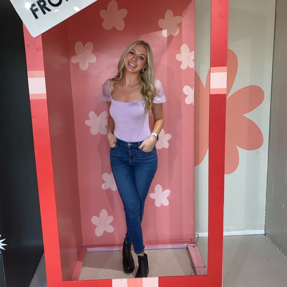 Princess Polly Light Purple Blouse